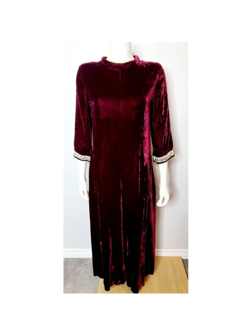 Vintage 1960s Velvet Jumpsuit